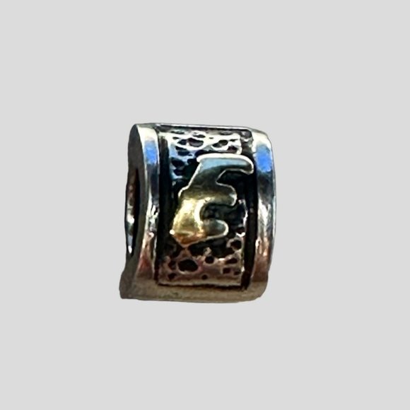 PANDORA STYLE "E" or "S" INITIAL CHARM - Picture 1 of 5
